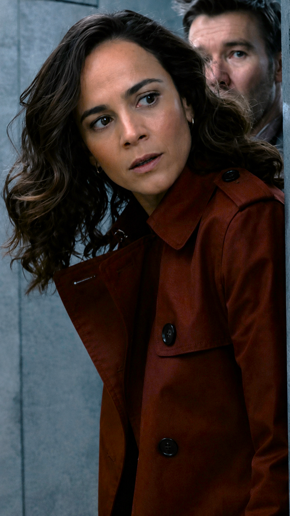 Amanda Lucas Dark Matter 2024 Blair Caplan Coat - Image 1